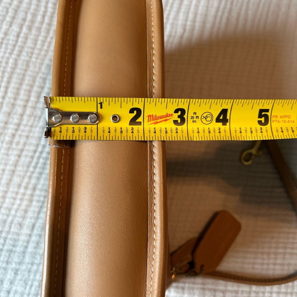 COACH 9311 Tan Mini Bag with Smooth Leather Finish - Picture 8 of 10